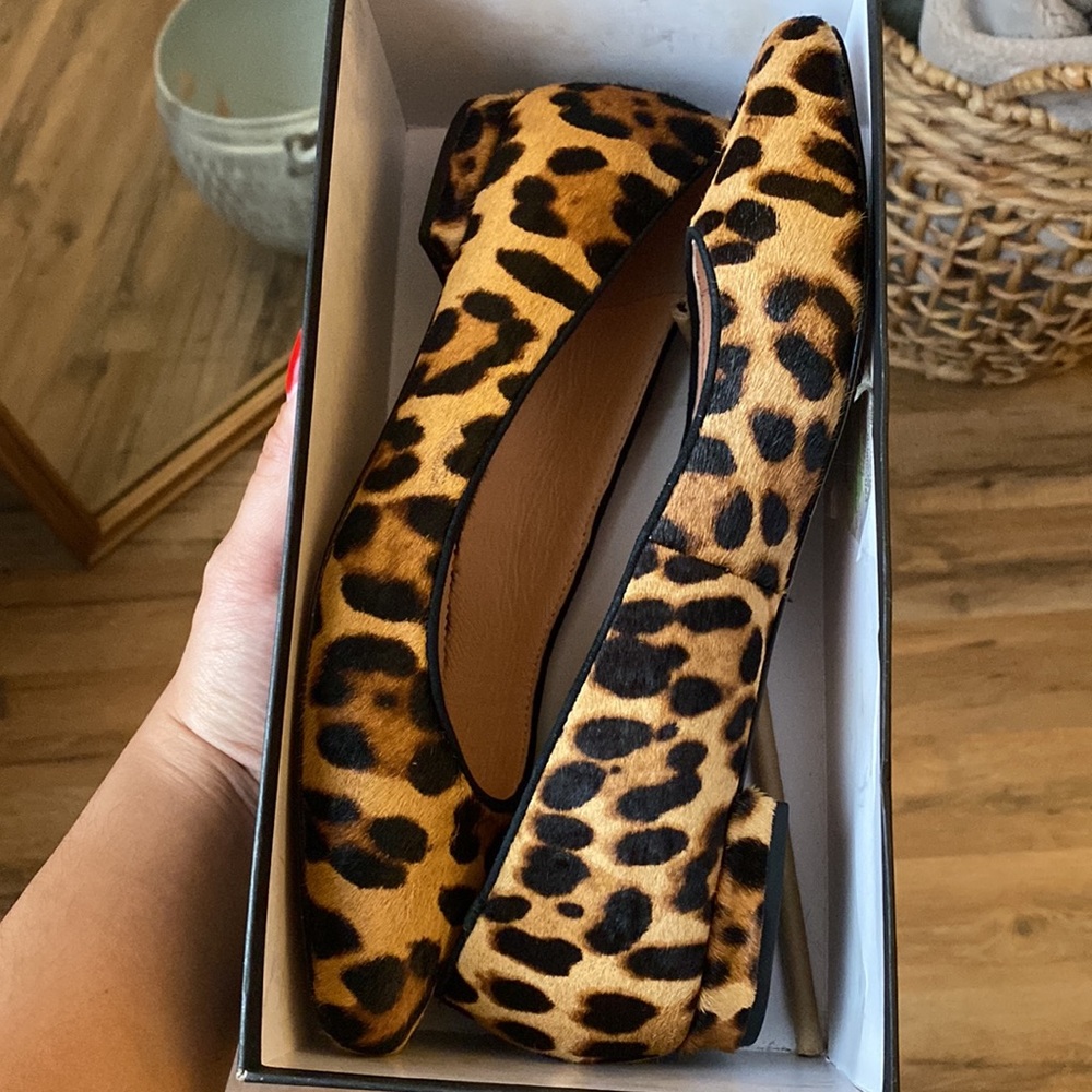 J.Crew Leopard Flats